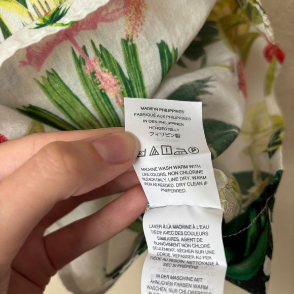 J. Crew Flutter Sleeve Novelty Print Popover Top Ratti Into the Wild - Picture 10 of 13